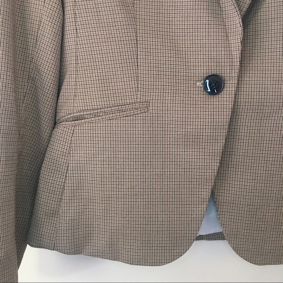 H&M Brown Professor Houndstooth Check Pantsuit - Picture 6 of 16